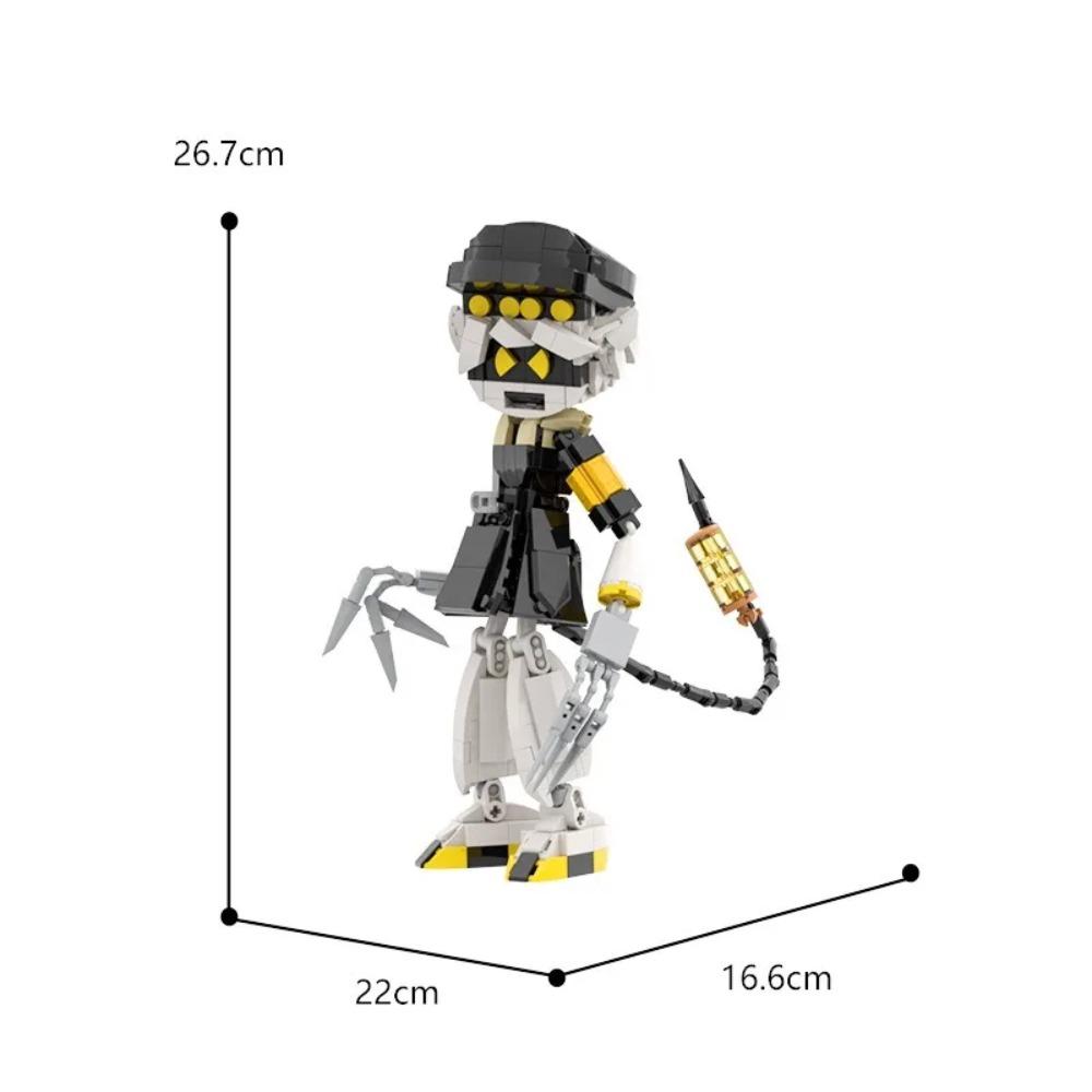 Erschossene Uzi N V Killer Drohnen Bausteine Set Weltuntergangs Drohnened Geflügelte Engel Roboter Bausteine Spielzeug für Erwachsene Kinder Geschenke