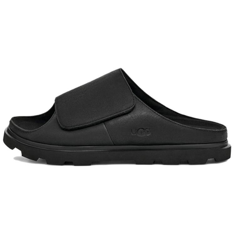 UGG Solano Slide Comfortable Versatile Eva Non-Slip Slide Sandals Men Sandals Black 1167651-BLK