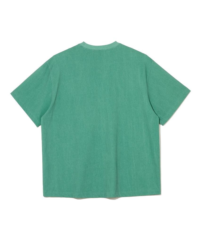 Nontai Pigment Fade Symbol T-Shirts (Green)