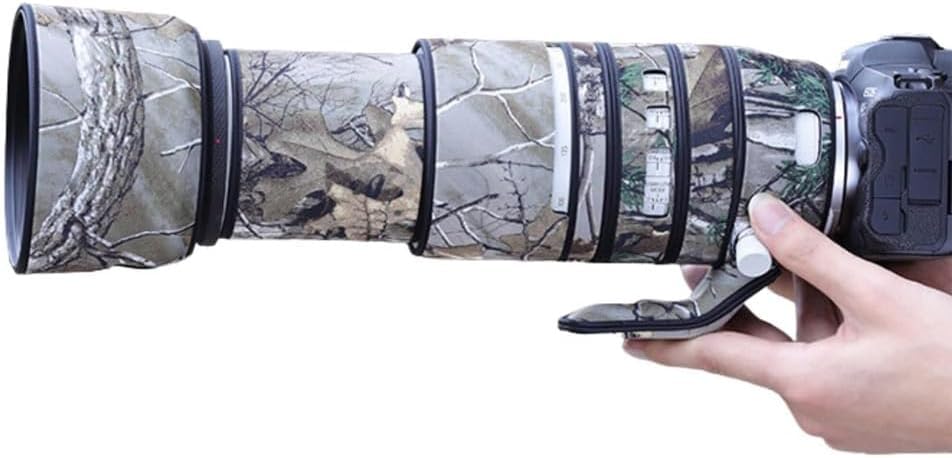 

SUPBIG Waterproof Lens Camouflage Rain Cover for Canon RF L IS USM Lens Protection Case Lens Clothing Nylon Rubber Material 100-500mm F/4.5-7.1