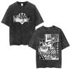 Berserk Guts Iconic Eyes & Brand of Sacrifice Manga Panel Collage Graphic Print Vintage Washed Distressed Oversized Short Sleeve Casual Anime Manga