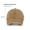 Men's Cotton Solid Color Curved Brim Baseball Cap - Outdoor/Sun Hat for Spring & Summer