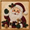 Christmas Diamond Painting Kit Pearl Art Santa Claus Framed DIY Craft for Home Wall Decor Holiday Gift