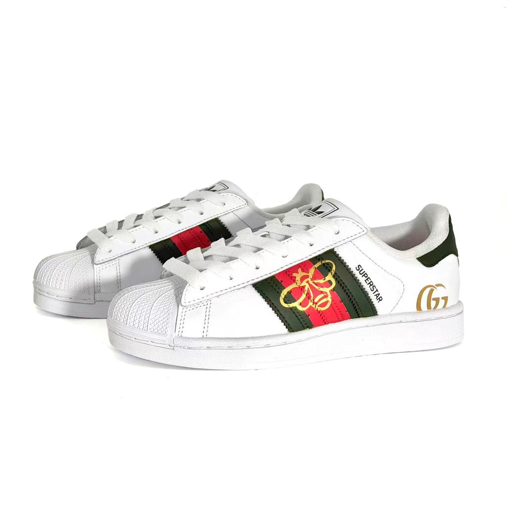 adidas Superstar 2 ACE Leather Thermal Abrasion Resistant Slip Resistant Low Top Skateboard Shoes Unisex JH9976(Team1845ACE)