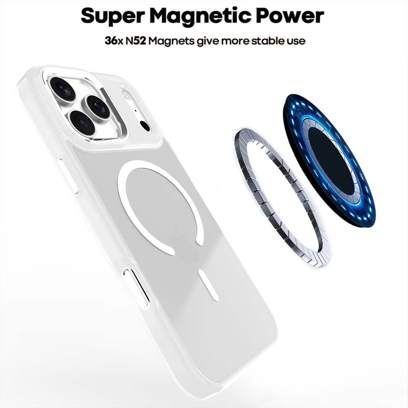 Skin Feel Matte Magnetic Magsafe Phone Case for IPhone 17 17Air 16 15 113 Pro Max Wireless Charge Hybrid Shockproof Hard Back Cover