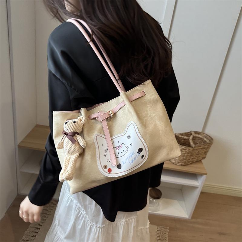 Women's Bag New Casual Daily Commute Versatile Literary Texture Foreign Style Niche Shoulder Tote Bag