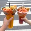 10/50Pcs Disposable Plastic Cup Drink Snack Cup Bowl Bubble Milk Tea Fruit Portable Cups Desserts Fondue Cup Adults Kids