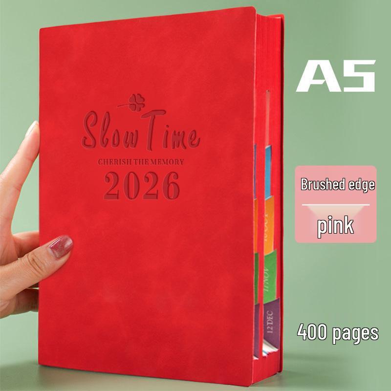 2026 A5 Daily Planner: Student & Office Diary, Customizable Souvenir Notebook
