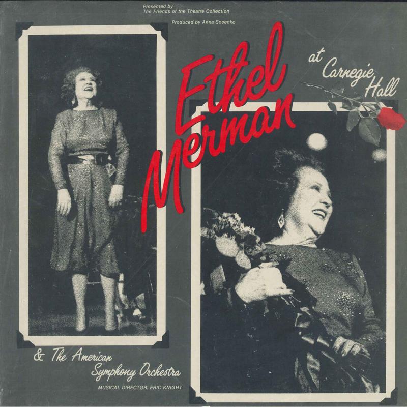 

LP Record ETHEL MERMAN - At Carnegie Hall 11112PROMO WESTRAX 1982 US Jazz Used