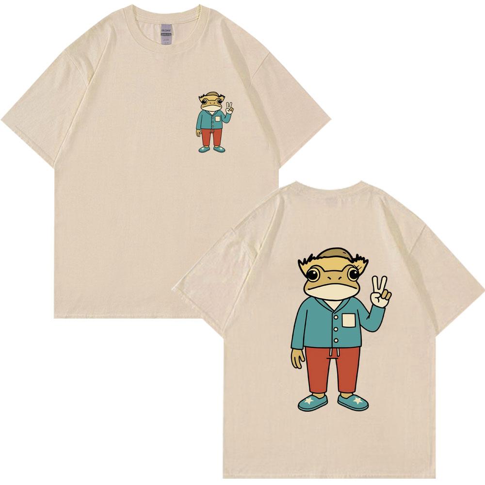 

Rapper Bad Bunny Debi Tirar Mas Fotos DTMF T-shirt Cartoon Frog Classic Fashion Men Women T Shirt Cotton Oversized T Shirts S