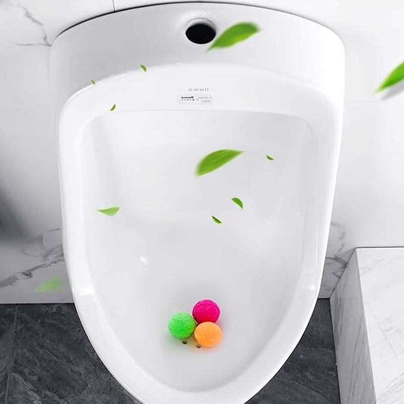 1/3/5 Bags Standing Urinal Toilet Deodorizing Balls Eliminates Odor Mold Proof Easy Flushing Practical Toilet Spirit Freshener