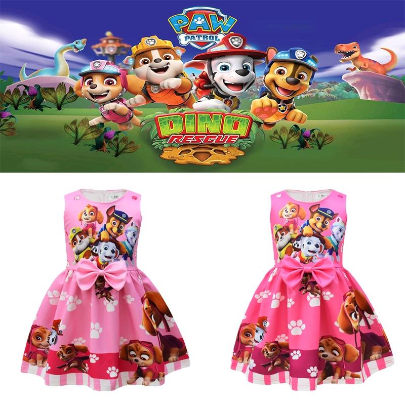 Schleife Mädchen Kinder Kleid Kurzarm Cosplay Kostüm Party Prinzessin