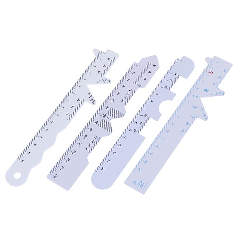 

1/4pcs PD Ruler Measure Optical Vernier PD Ruler Pupil Distance Meter Eye Ophthalmic Tool Eye Occluder For Vision Test Eye Care