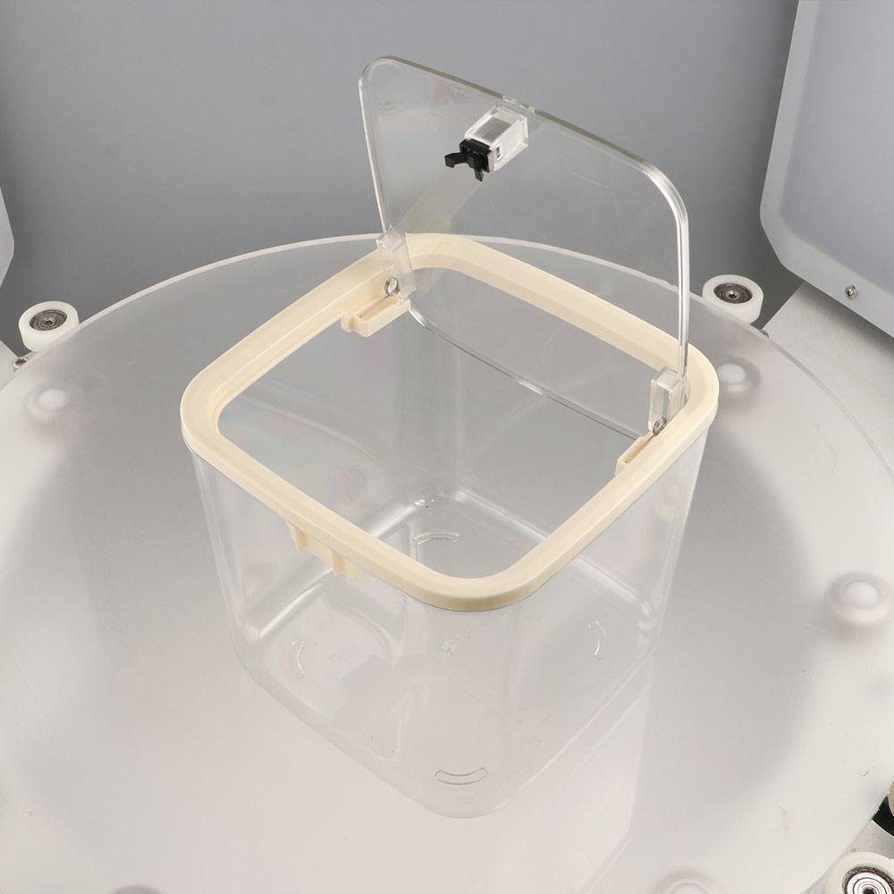 Press Type Desk Storage Box Transparent Sundries Paper Basket Useful Desktop Trash Can  Living Room