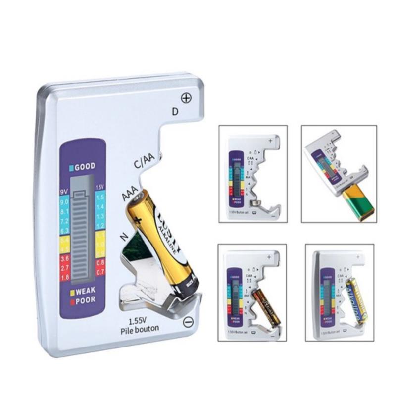 Tester batteria LCD digitale universale CDN Aa Ce 9V 1.5V Aaa Button