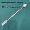 2 Pcs Gold Silver Melting Long Handle Stainless Steel Spoon Stirring Rod Spoon Melting Casting Refining Gold Silver Tool Multifunctional Coffee