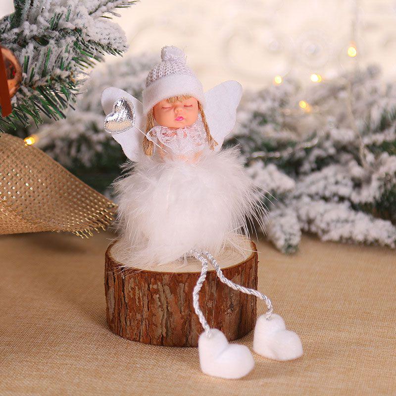 Christmas Angel Doll Toy Hanging Pendant Festival Ornament Xmas Decoration Tree