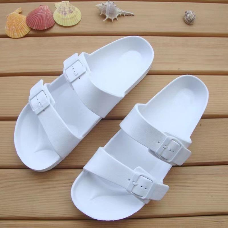 

Fashion Women s Fashionable Sandals Slippers Lightweight Couple Outdoor Sandals with Buckle Design Comfortable Stylish for Everyday Wear 42 белый