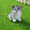 12Pcs Miniature Dog Figurines Miniature Terrarium Crafts Realistic Animals Dogs For Diy Micro Landscape Fairy Garden Accessories