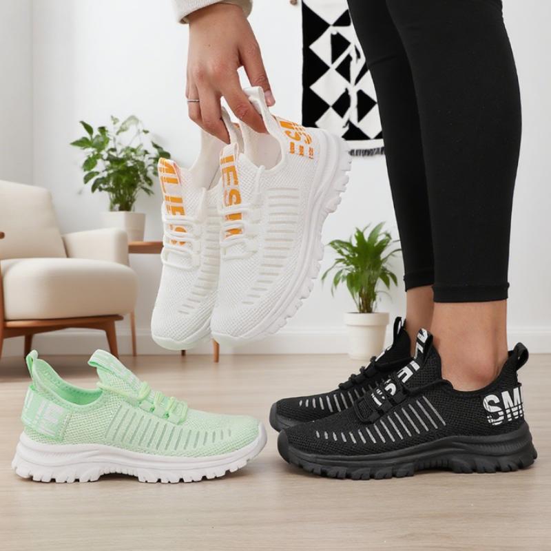 Promotional Women'S Shoes Lightweight Breathable Mesh Outdoor Sneakers Quick Drying Fitness Tennis Training Lace Up Women Shoes