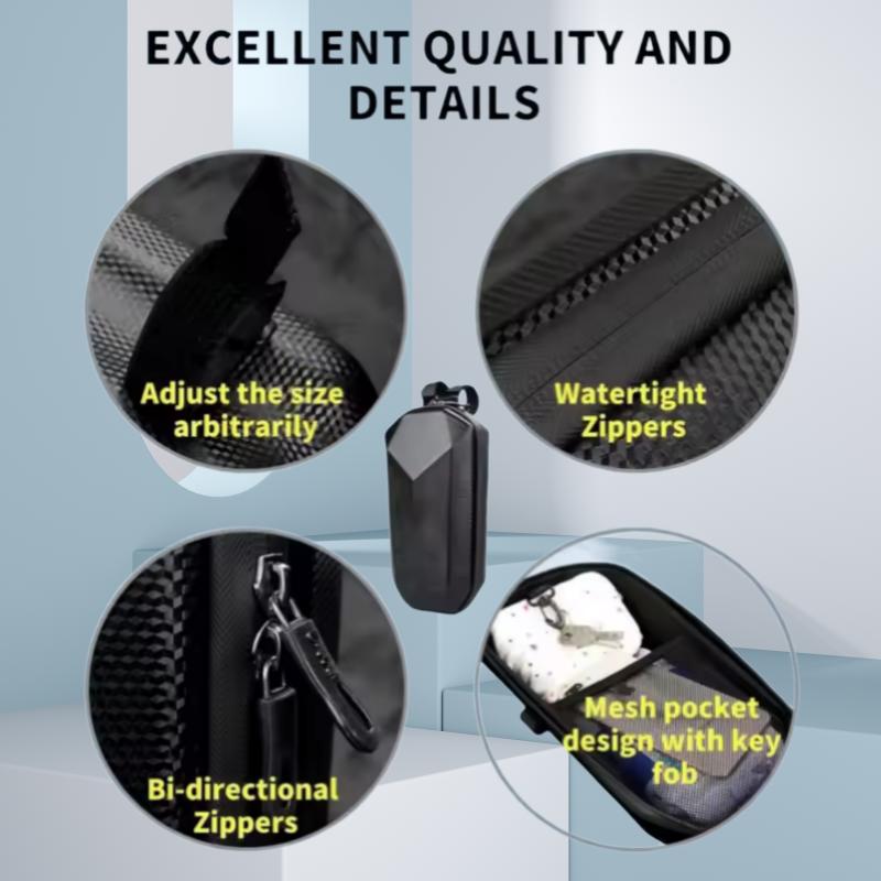 Bike Front Bag Large Capacity Hanging Storage Box for Electric Scooter Easy To Install Bicycle Handlebar Bag Portable Hard Shell