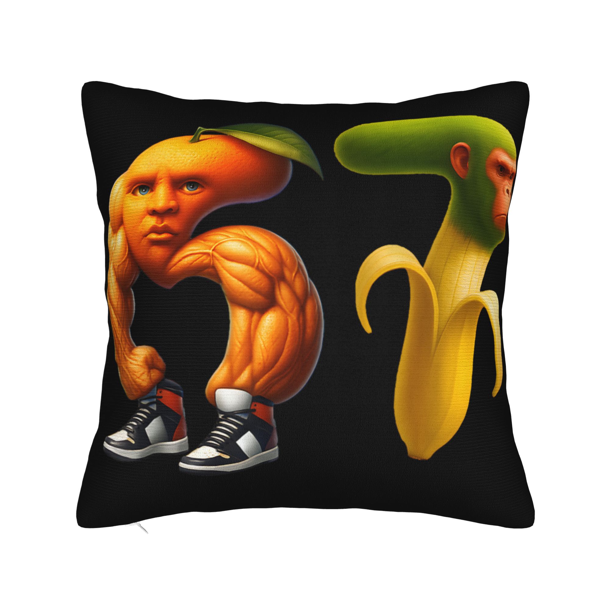 67 Six Seven Italian Brainrot Merry Christmas Winter Viral Pillow Cover Retro Pillow Case For Home Decoration Print Pillowcases 12x12Inch