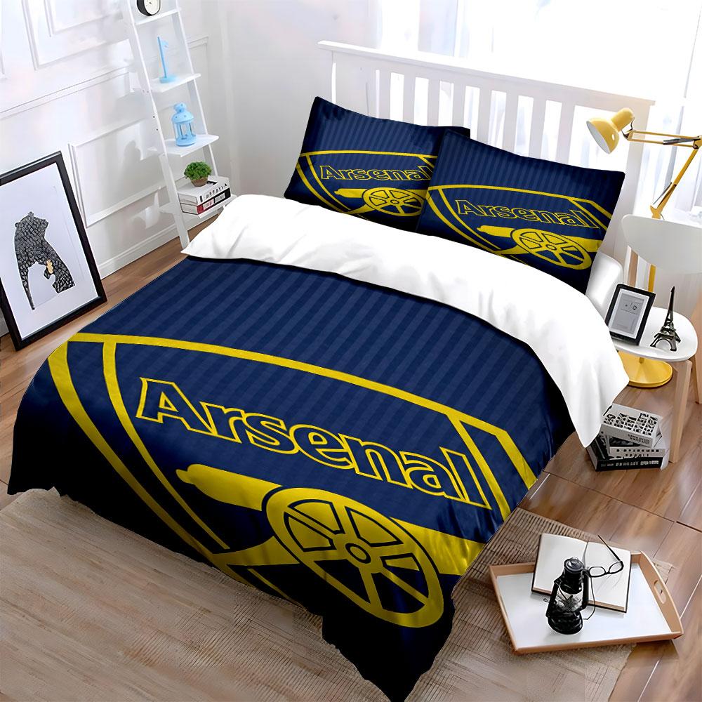 Arsenal logo with cannon. Bedding sets Duvet cover sets Duvet covers Pillowcases(1* Duvet Cover 2* Pillowcases without duvet insert)