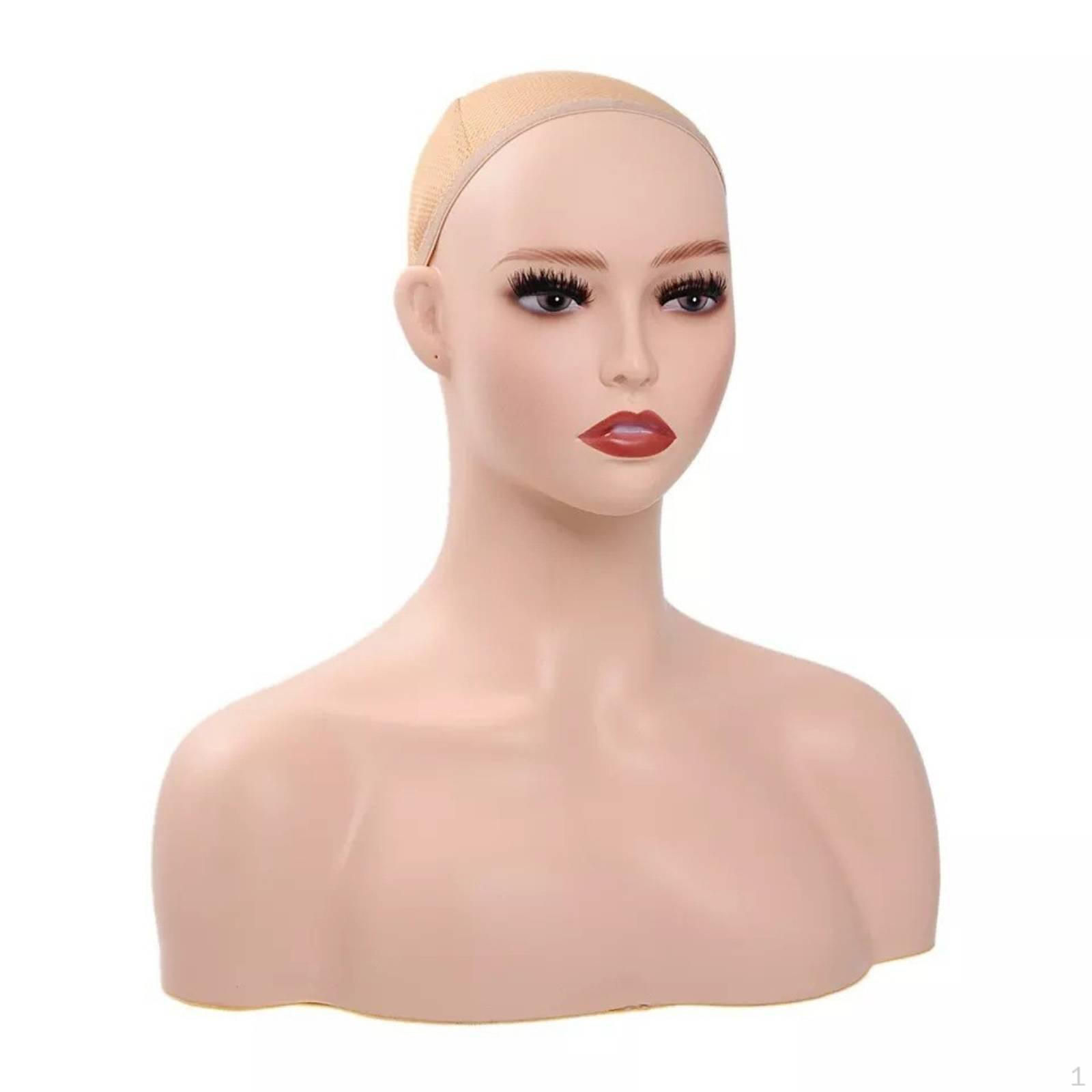Female Mannequin Bust Realistic Facial