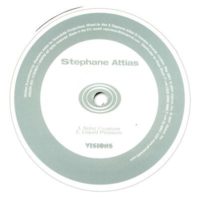 12inch Record STEPHANE ATTIAS - Solid Pleasure VISION005 Visions Inc 2001 UK Dance & Electronica Used