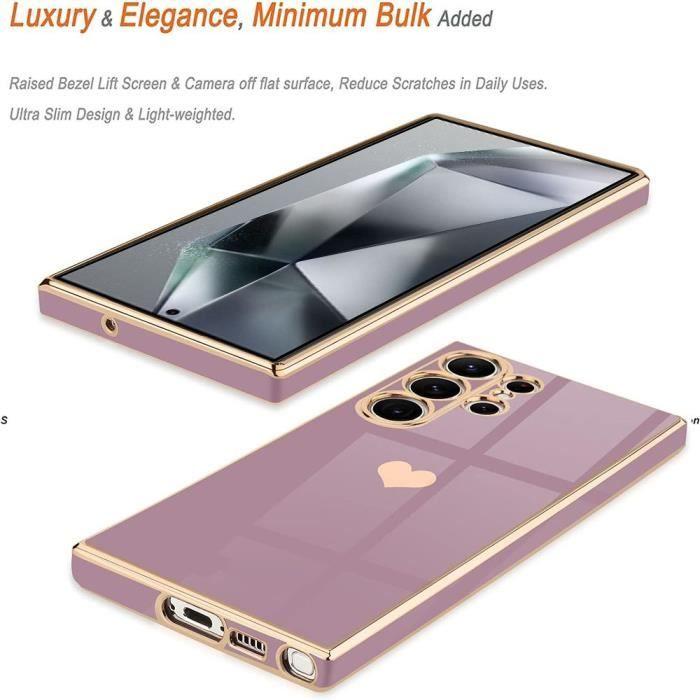Case - Samsung - Galaxy S23 Ultra - Liquid Silicone - Love Pattern - Shockproof Protection