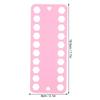 10Pcs 20 Holes Embroidery Floss Organizer Stackable Design Thread Winding Board  For Cross Stitch