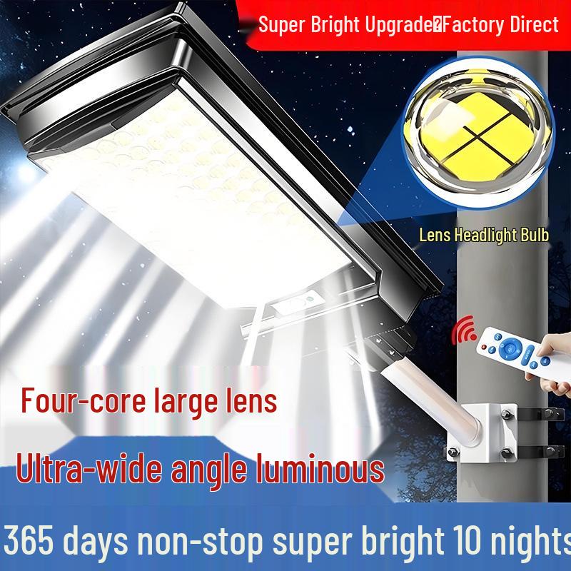 Solar-Powered Outdoor Courtyard Light: Super Bright, Waterproof, Motion Sensor