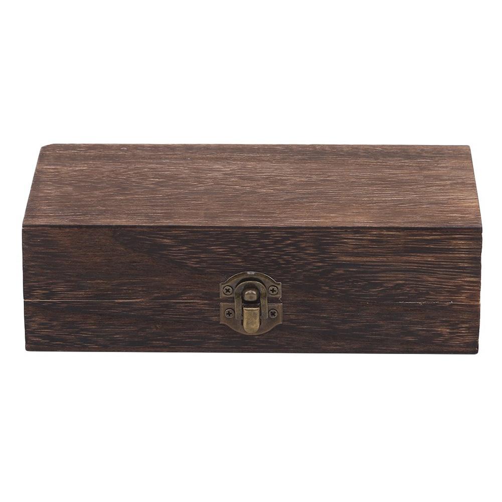 Aufbewahrungsbox Natur/Hell/Dunkel Rechteckig Retro-Stil 1 Stück