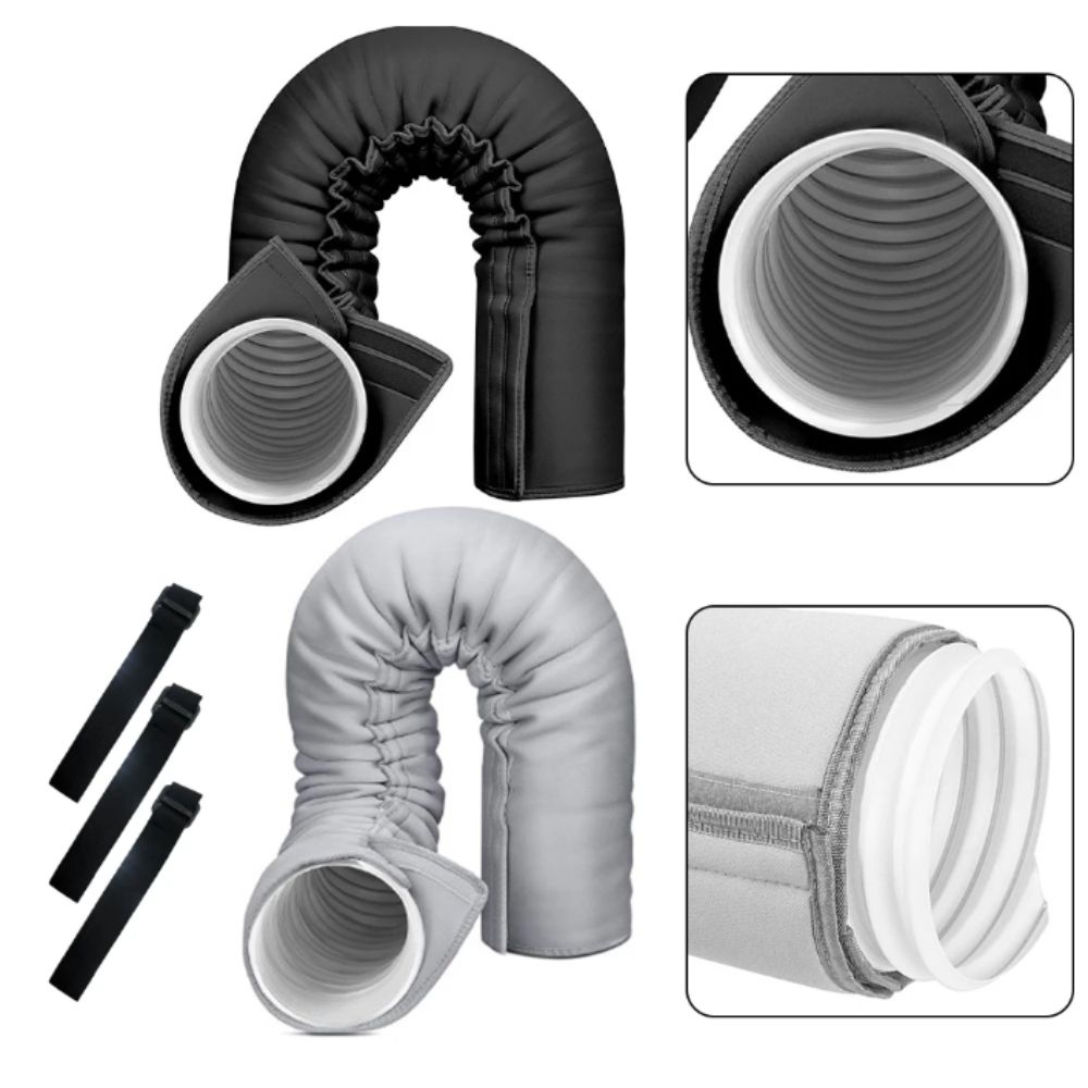 Insulated Insulated Hoses Duct Cover Reusable AC Duct Insulation Wrap  Air Conditioner Parts