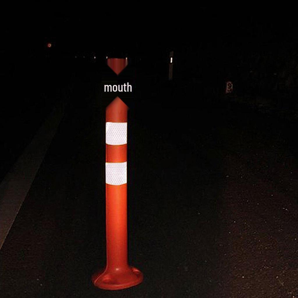 Reflective Crystal Lattice Sticker: 2-Inch Honeycomb Night Warning Tape