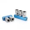 Round Three-Way Round Two-Way C-Type Quick Connector Smysmv Straight Row Quick Plug 4 Points Internal And External Thread