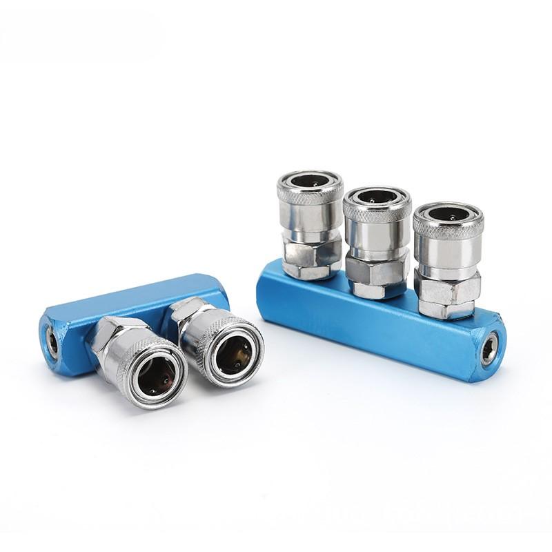 Round Three-Way Round Two-Way C-Type Quick Connector Smysmv Straight Row Quick Plug 4 Points Internal And External Thread