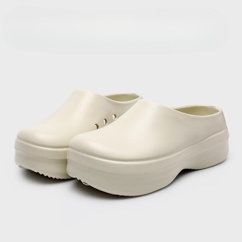 New Style of Shoes: One-step Height-increasing Thick-soled Outdoor Waterproof Flip-flops