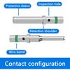 30 Pairs (60PCS) DT P Contact Size 16 Male Female Terminals, DT Connector/Terminal Kit for Deutsch Connector 14-20 AWG Wire Gauge