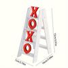 Valentine Wooden Ladder Tabletop Decoration Handicrafts Sculptures Ornament Festival Cabin Decoration Home  Party Decorations