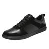 Men's Casual White Round Toe Low-Top Lightweight Sneakers for Spring and Autumn