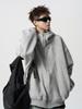 Men's Winter Heavyweight Fleece-Lined Deconstructed Patchwork Hoodie – Streetwear Trend