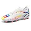 Football shoes men's AG spikes seamless fly-woven outdoor football shoes youth artificial professional training shoes