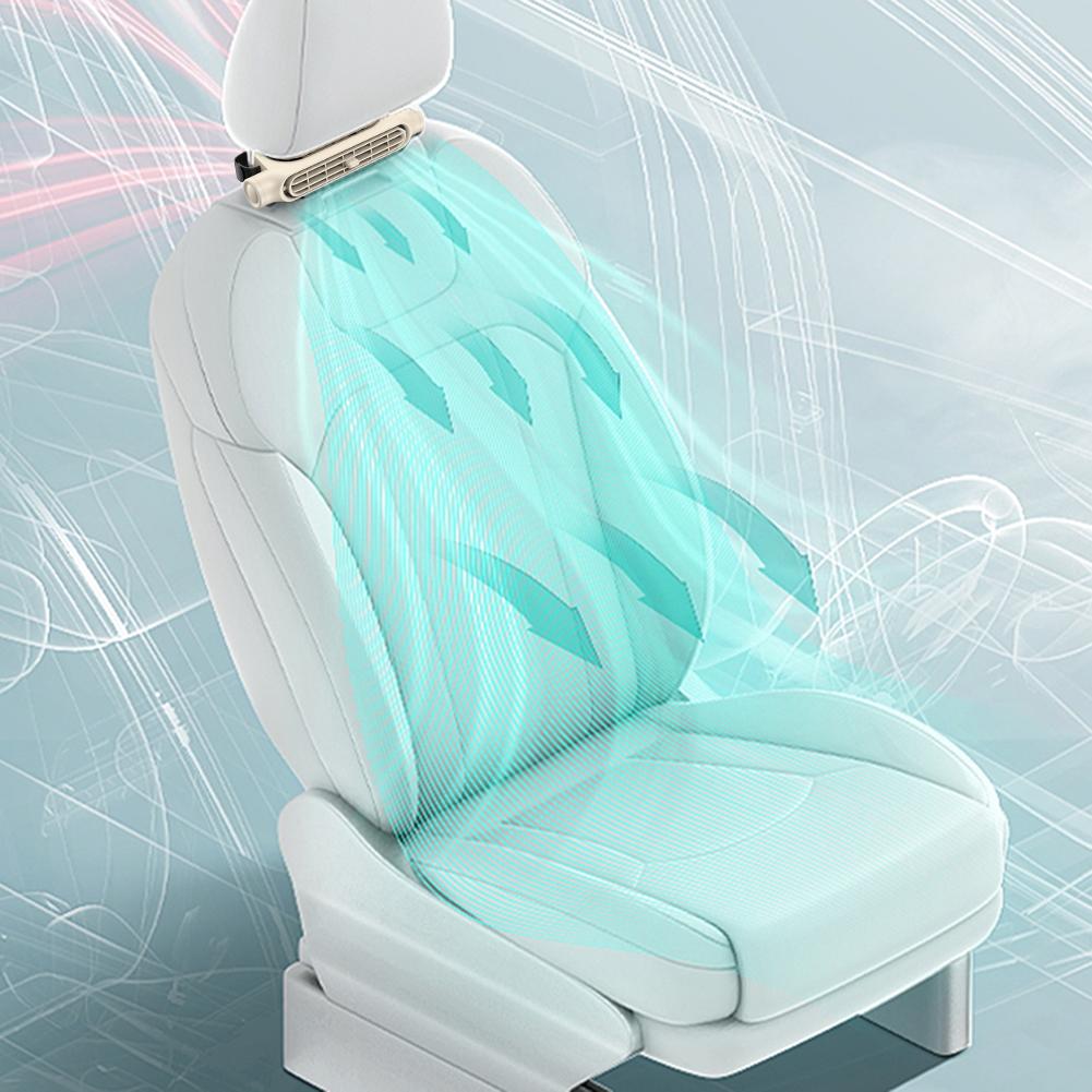 

Car Neck Cooler Portable Car Seat Fan 3 Speeds Adjustable Car Headrest Cooling Air Fan USB Powered for Front Rear Seat Passenger United States