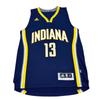 X NBA Collaboration Pacers George 13 Fashion Comfortable Soft Letter Basketball Jersey Unisex Jersey Deep-Blue 7470A-312-K92511
