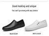 Men's Spring Casual Loafers: Breathable Two-Use Cowhide White Slip-Ons