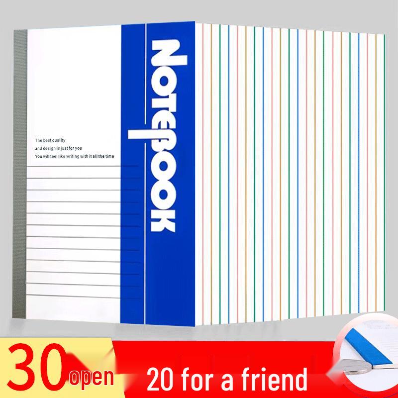 20er-Pack B5 Notizbücher mit Softcover - A5 Schreibwaren für Schüler und Tagebücher
