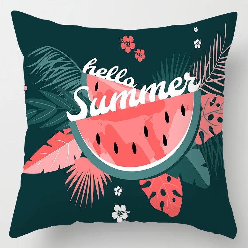 Sofa Bed  Pillowcase Bedroom Home Decor Summer Fruit  Hawaiian Holiday