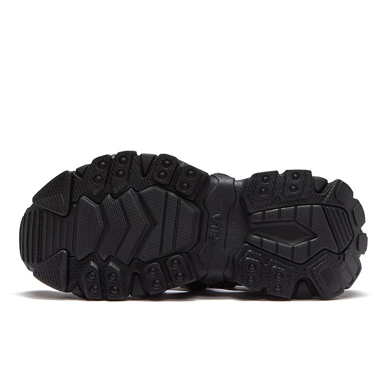 Fila Fusion Exocet Sandal Mountain Casual Comfortable Breathable Durable Rebound Water Shoes Women sandals Black Gray T12W521704FBL