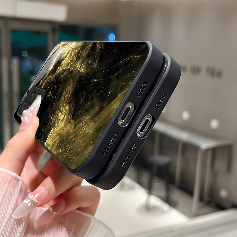 Süße Cartoon-Katzen Blumen Hülle Für Samsung Galaxy A52 A52S A72 4G 5G Gehärtetes Glas Handyhülle Schutzhülle Rückseite Hartschale